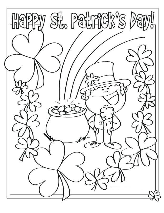 45 St Patrick Day Coloring Pages Free 26