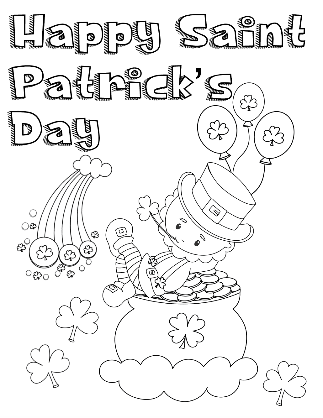 45 St Patrick Day Coloring Pages Free 31