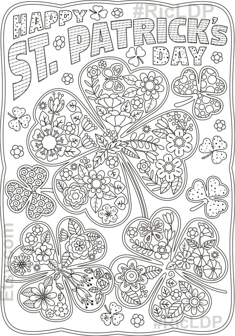 45 St Patrick Day Coloring Pages Free 41