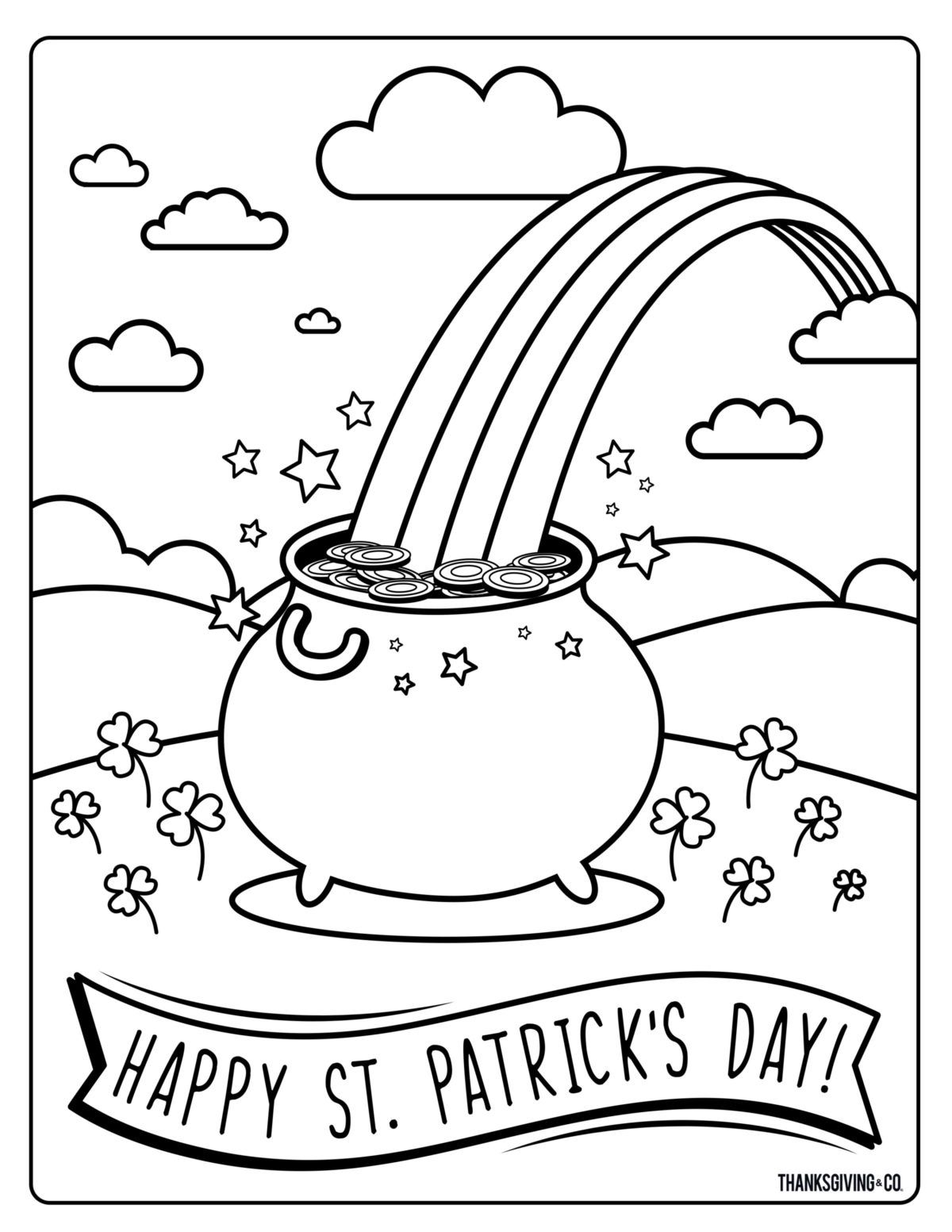 45 St Patrick Day Coloring Pages Free 9