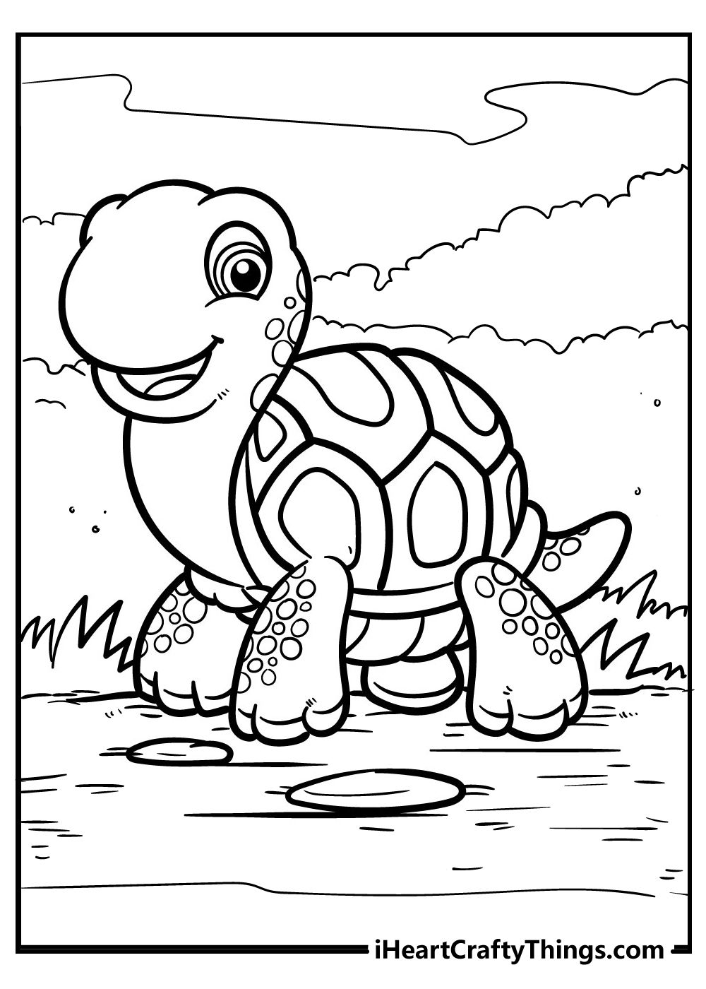 55 Coloring Page Turtle 60