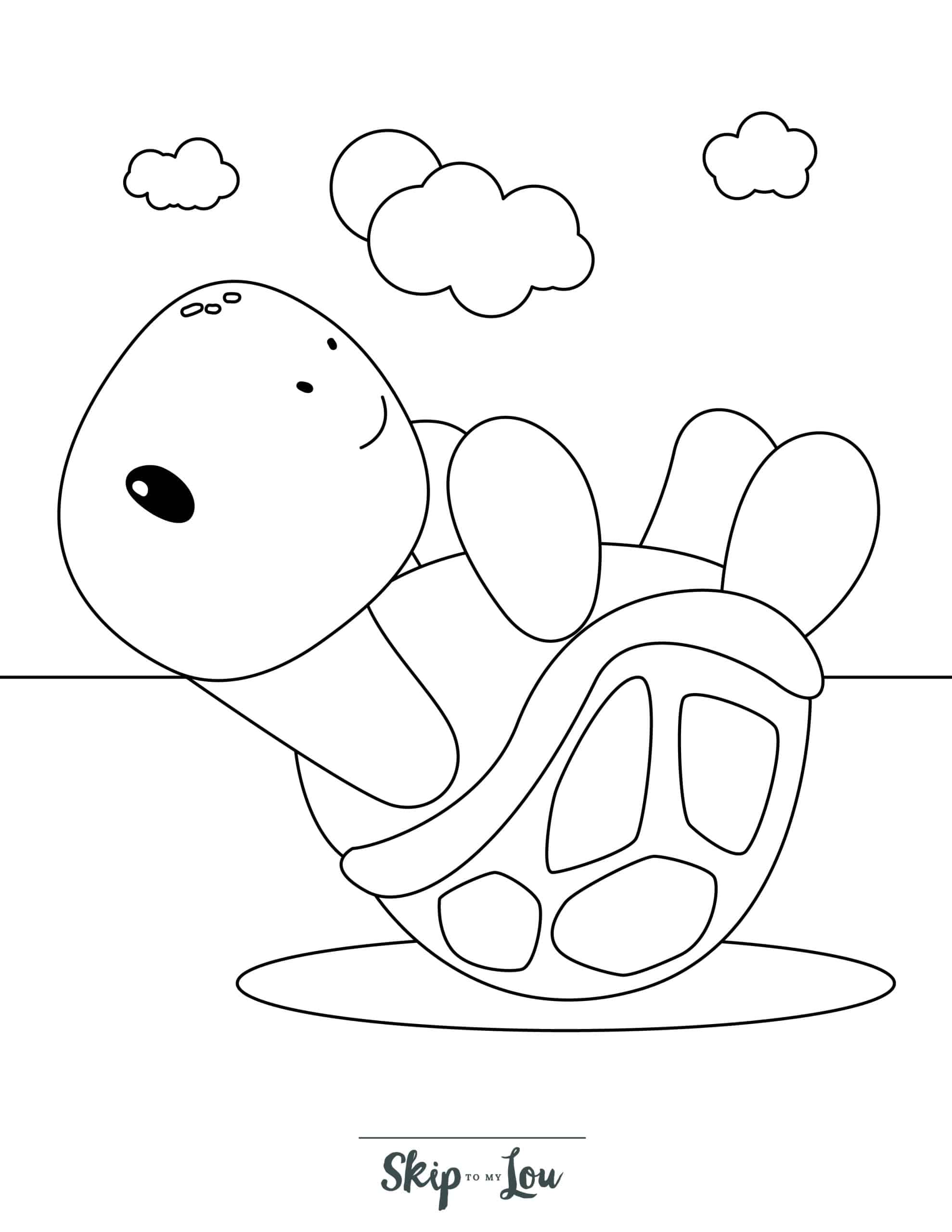 55 Coloring Page Turtle 69