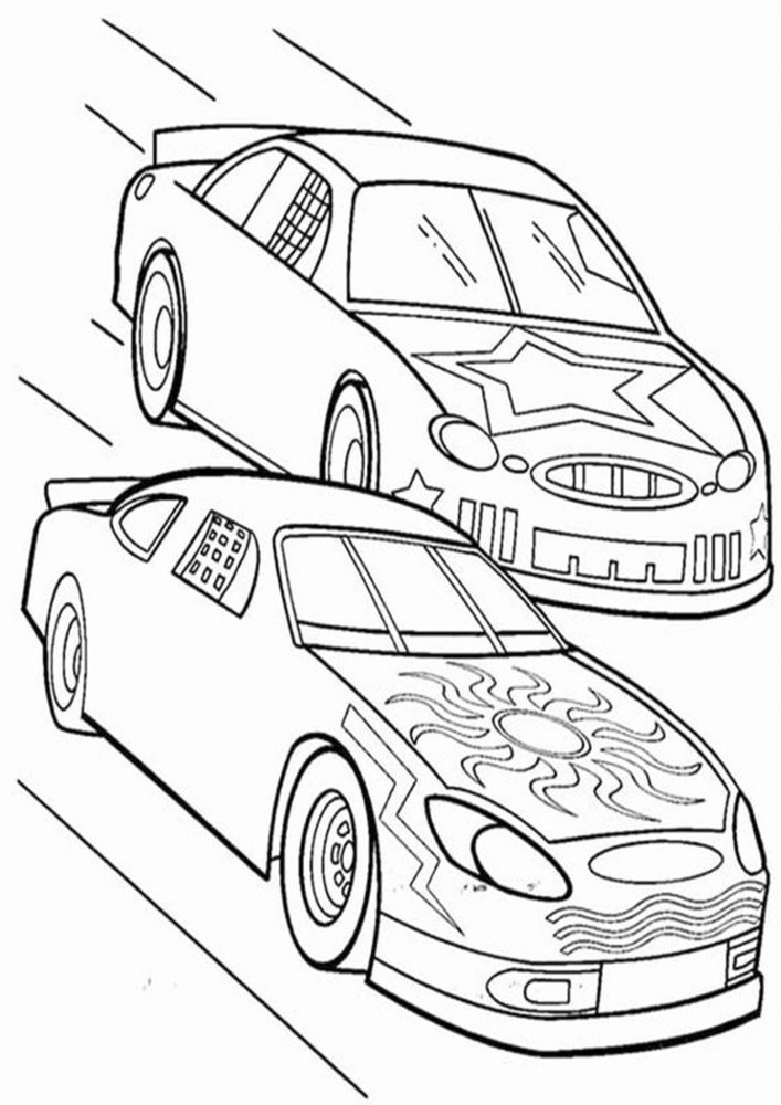 55 Race Cars Coloring Pages 45