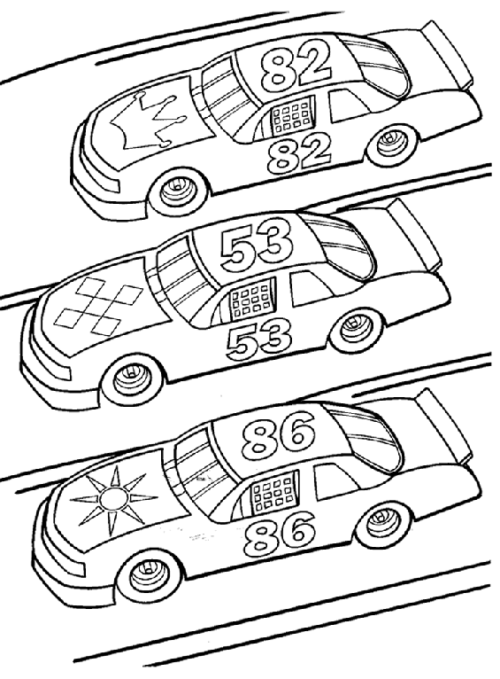 55 Race Cars Coloring Pages 48