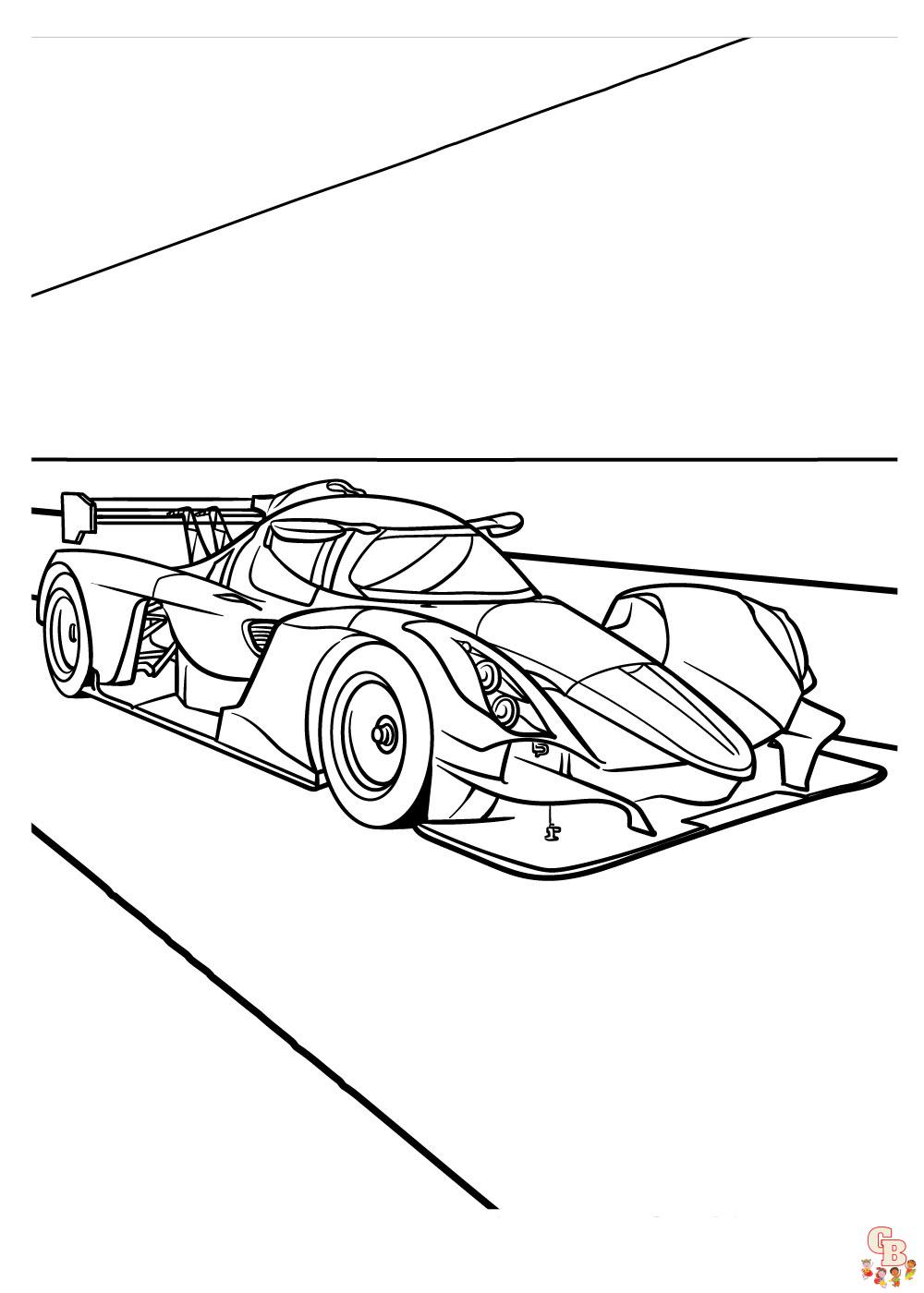 55 Race Cars Coloring Pages 60