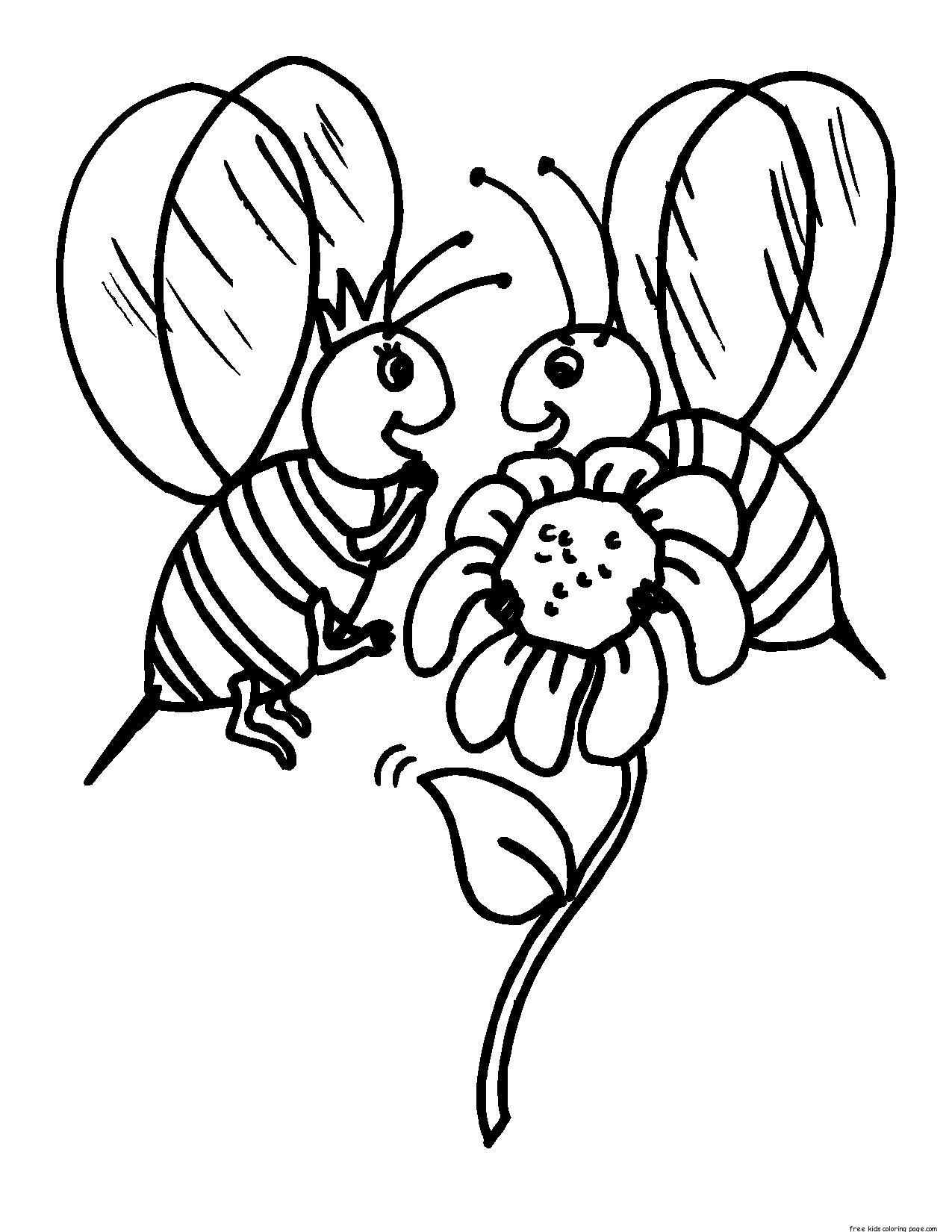 80 Printable Bee Coloring Pages 32