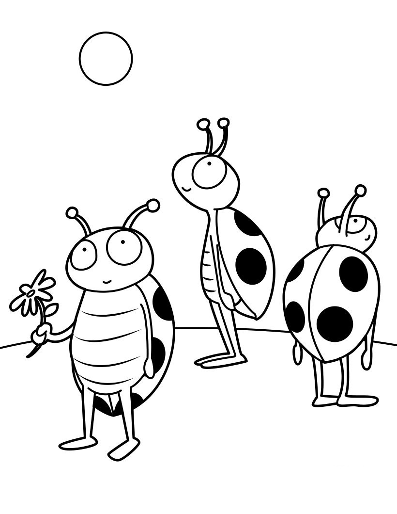 80 Printable Ladybug Coloring Pages 78