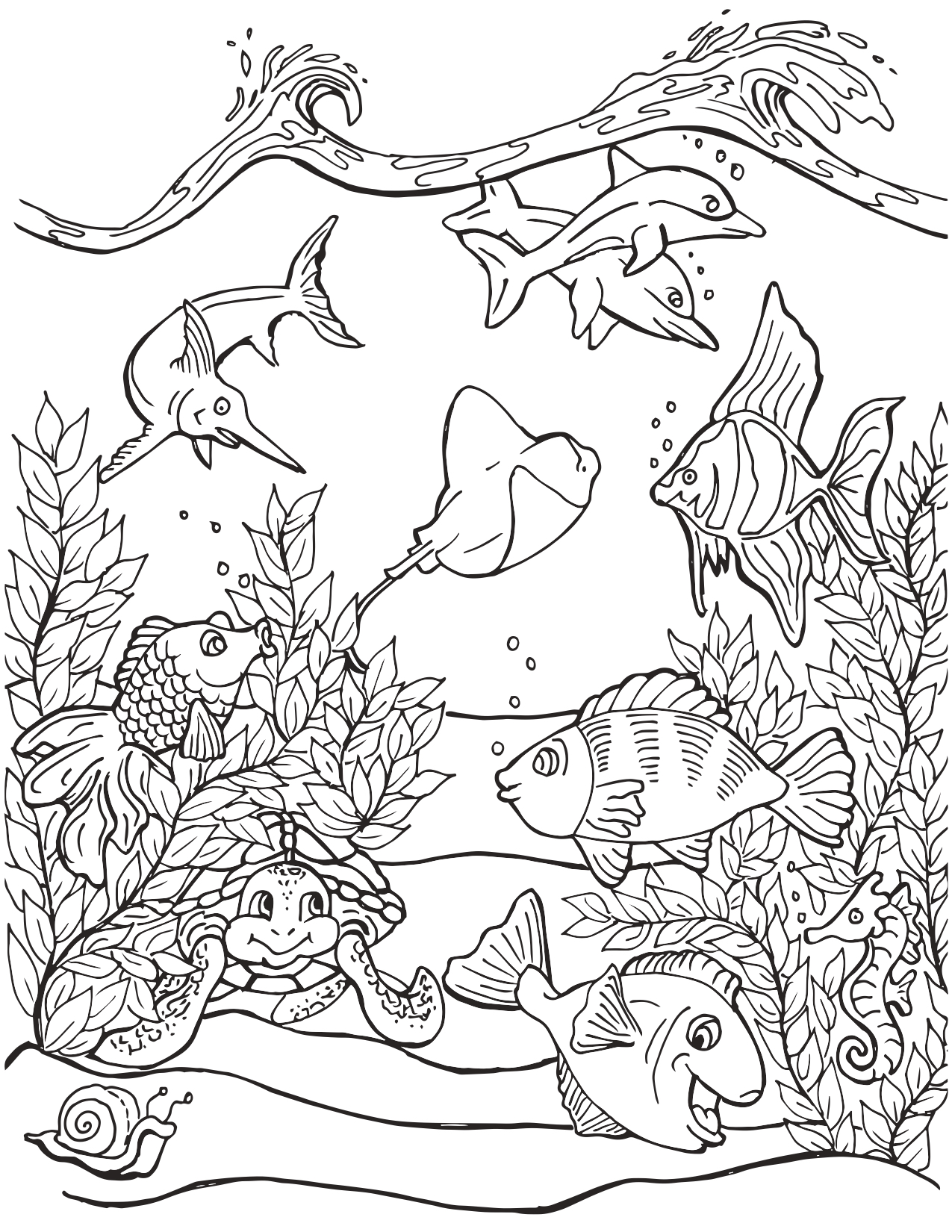 90 Printable Coloring Pages Of Ocean 86