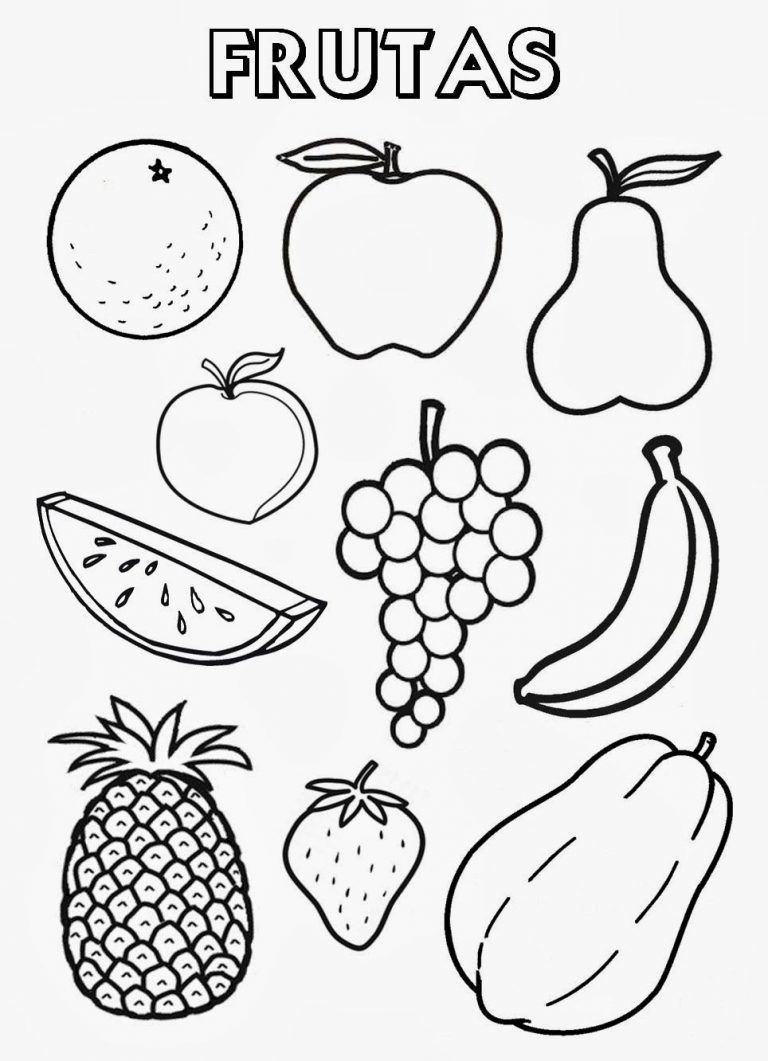 90 Printable Summer Fruits Coloring Pages 52