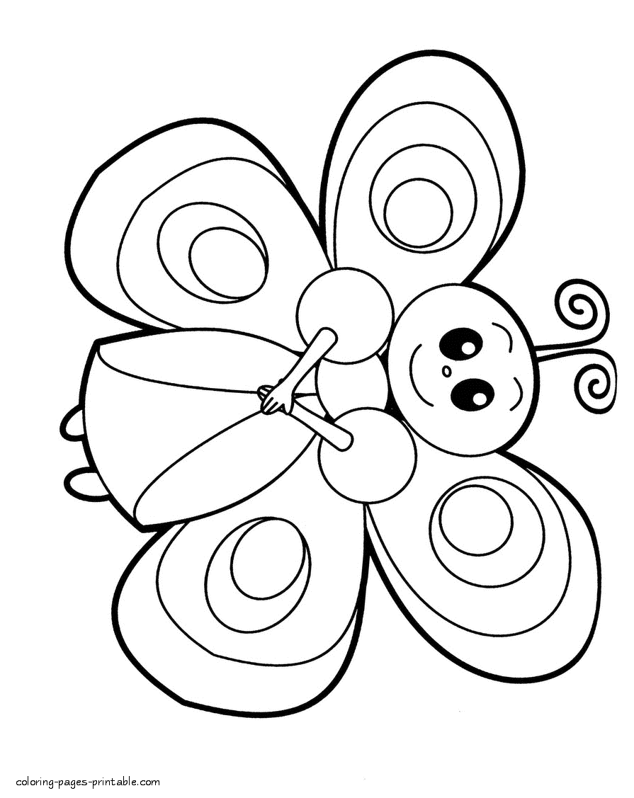 60 Printable Butterfly Coloring Pages For Free 11