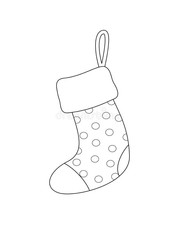 60 Printable Christmas Socks Coloring Pages 33