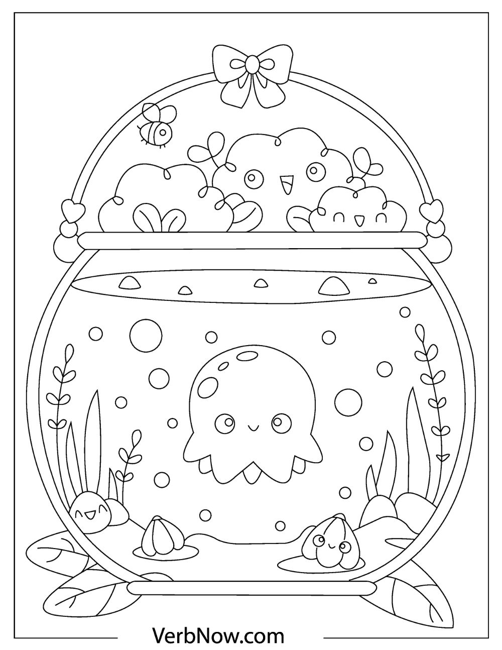 60 Printable Easy Cute Coloring Pages 7