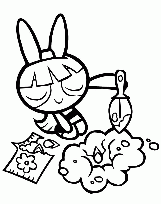 60 Printable Powerpuff Coloring Pages 44