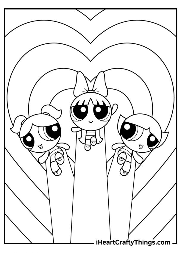 60 Printable Powerpuff Coloring Pages 47