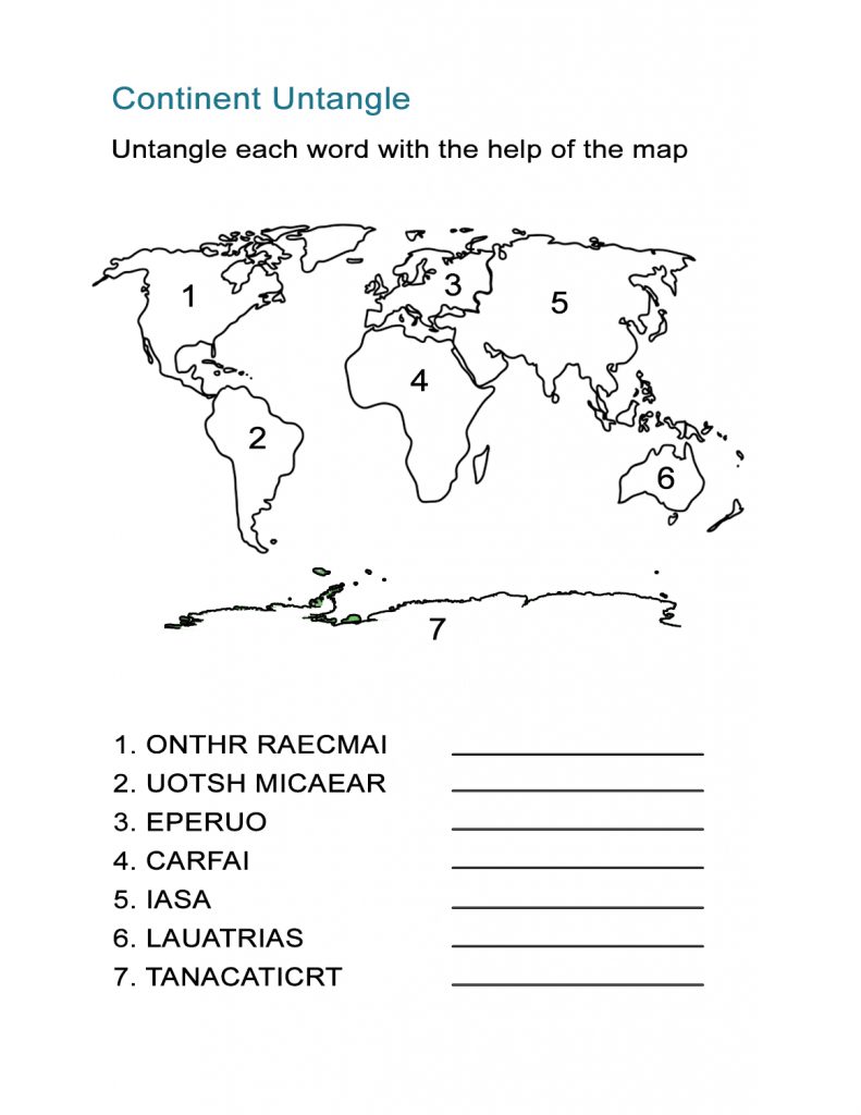 60 Printable World Map Coloring Sheet 33