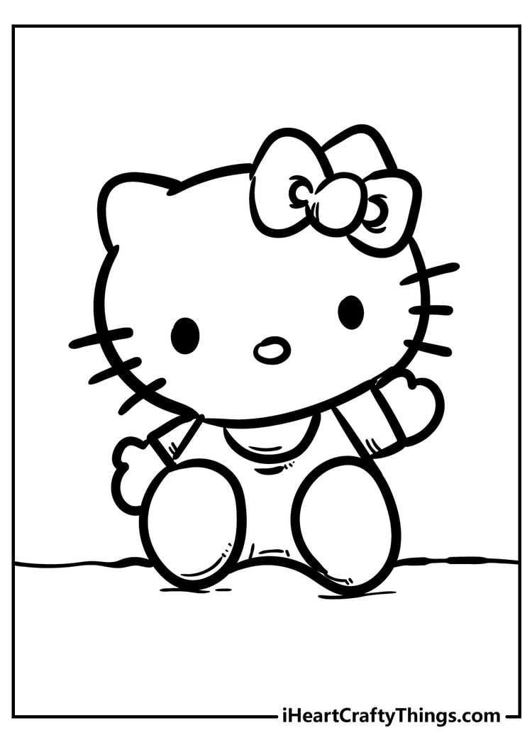 Get 85 Kitty Coloring Pages To Print Ideas 34