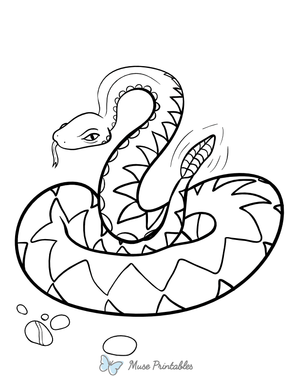 35 Rattlesnake Coloring Page 10